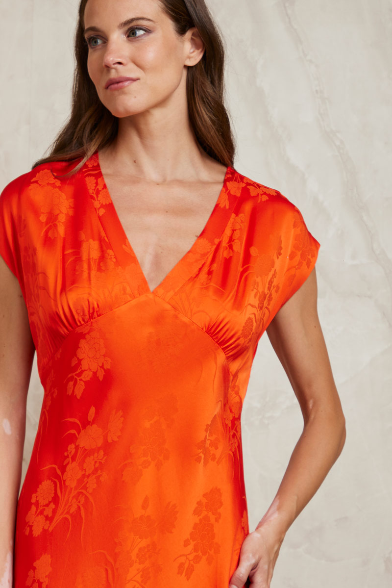 ABITO LUNGO IN JACQUARD