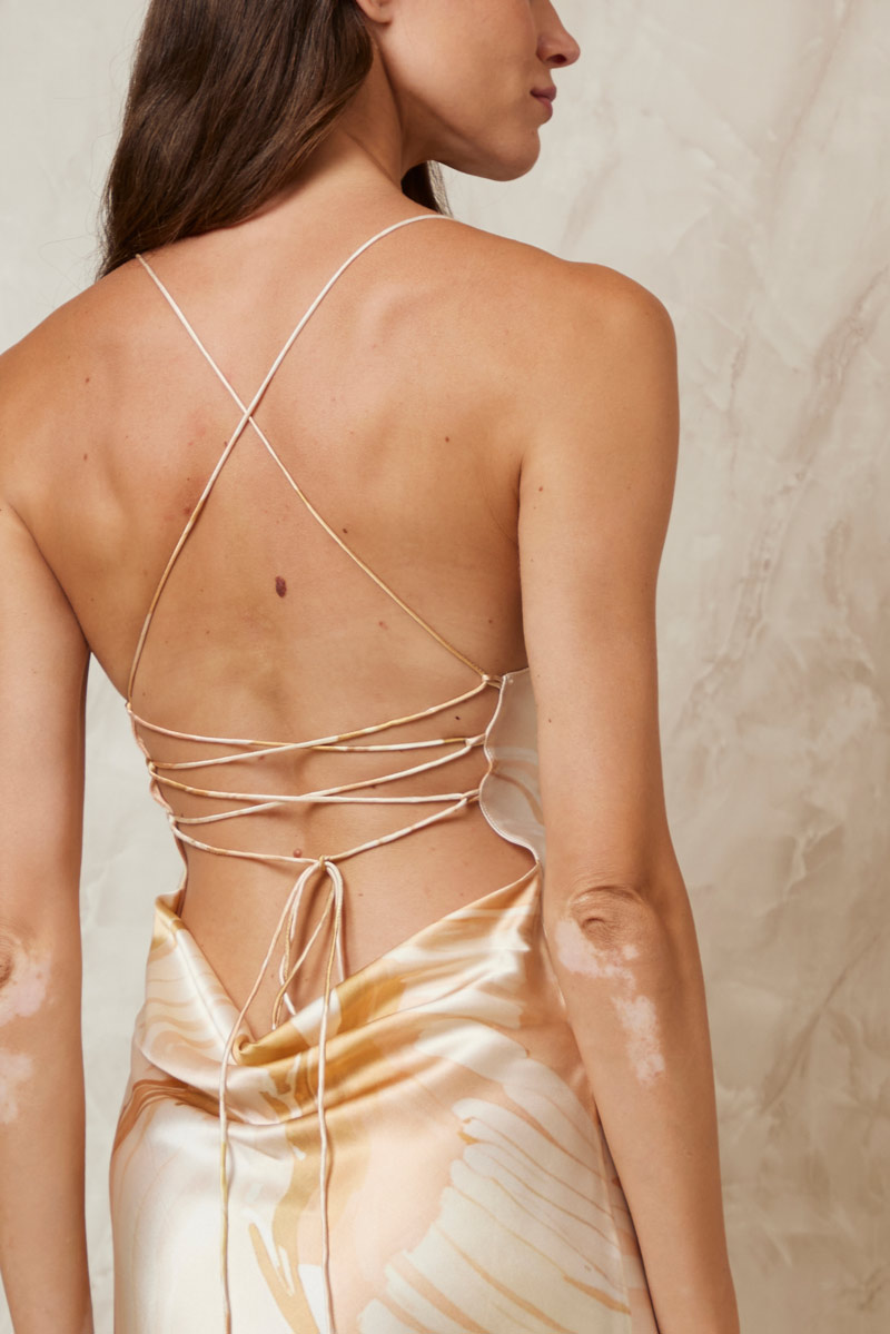 ABITO LUNGO STAMPATO