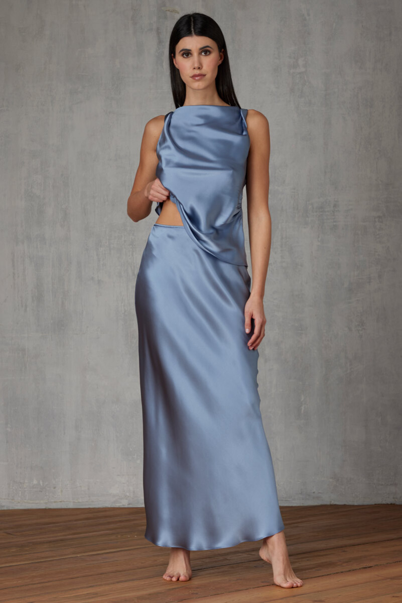 SILK MAXI SKIRT