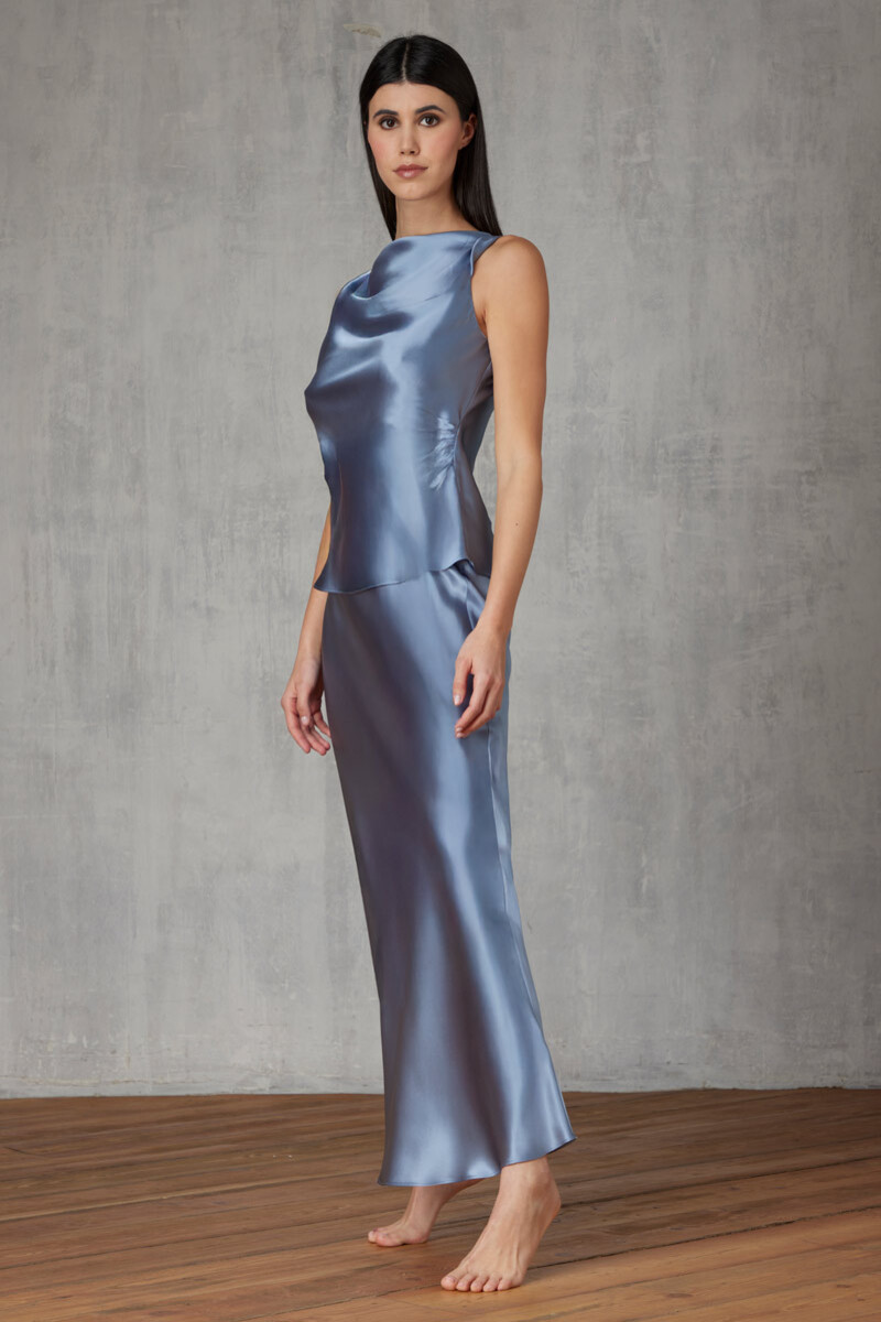 SILK MAXI SKIRT