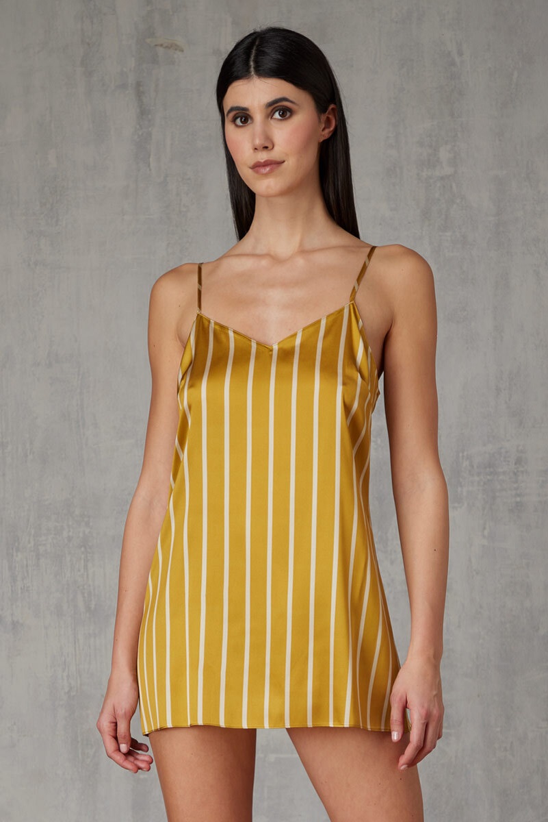 SLIP DRESS STAMPATO